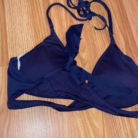 Garage Swim Navy Blue Bikini Set Poshmark